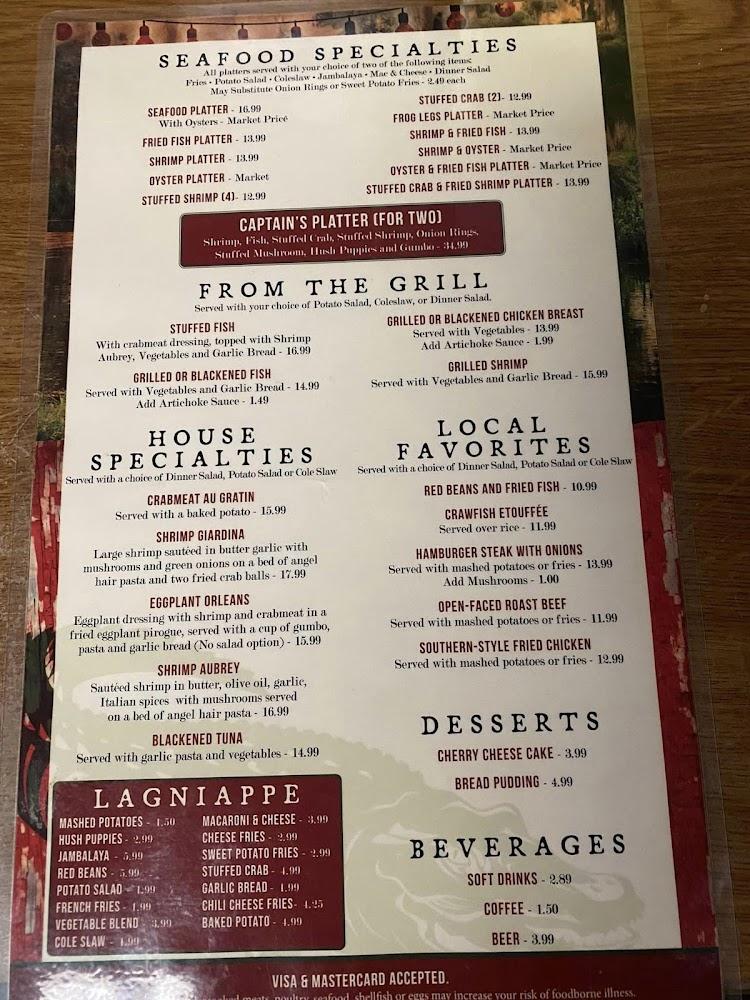 Jake's Seafood & Restaurant Menu image 4